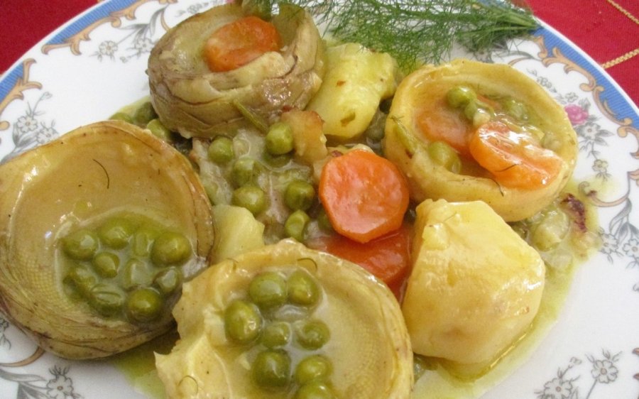 Αγκινάρες αλα πολίτα από την Σία Λαδά!