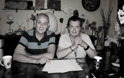 Γραφές Ιονίου (Dos A Dos) - Δημοσθένης Δαββέτας και Κώστας Ευαγγελάτος στην σύγχρονη Πινακοθήκη Villa Ροδόπη στο Αργοστόλι