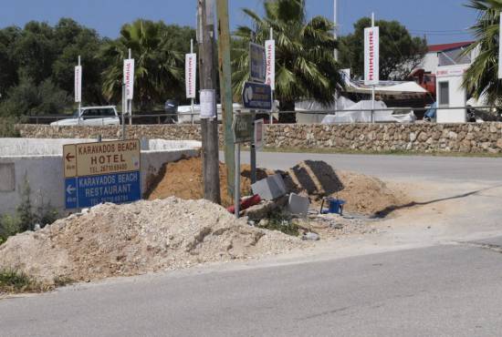 Τι έργα γίνονται στη διασταύρωση του Σιναπιά;