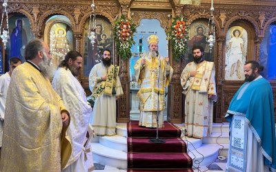 Με κατάνυξη και λαμπρότητα ο εορτασμός του Αγίου Γερασίμου στον ομώνυμο Ιερό Ναό των Πατρών (εικόνες)