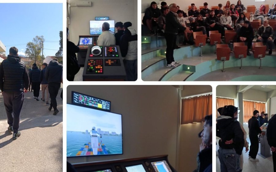 Μαθητές του 1ου ΕΠΑΛ Αργοστολίου γνώρισαν από κοντά το ναυτικό επάγγελμα στην ΑΕΝ