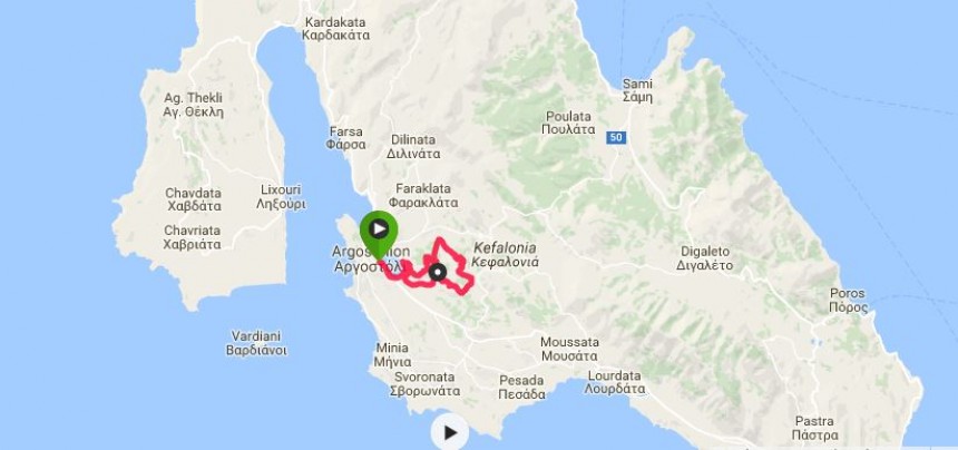 Η πλήρης υψομετρική διαδρομή του Αγώνα «Σουλάτσο στο Κρανηπάτι»