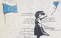 Γυμνάσιο με Λ/Τ Μεσοβουνίων: Έκθεση ζωγραφικής και μουσική αφίσα: Όταν η τέχνη συναντά τις αξίες της Ευρώπης