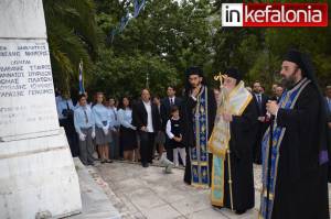 Η επίσημη δοξολογία και καταθέσεις στεφάνων στο Αργοστόλι για την 28η Οκτωβρίου