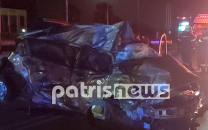 Τραγωδία στην εθνική Πύργου Πατρών! Νεκρός 26χρονος – Τσαλακώθηκε το μικρό αυτοκίνητο