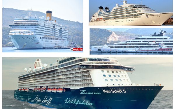 Πρώτο φετινό "καρέ" κρουαζιεροπλοίων την Πέμπτη 9/6 στο Αργοστόλι!