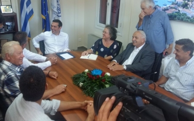 Τι είπε ο Αλέξης Τσίπρας στον δήμαρχο Ιθάκης (βίντεο)