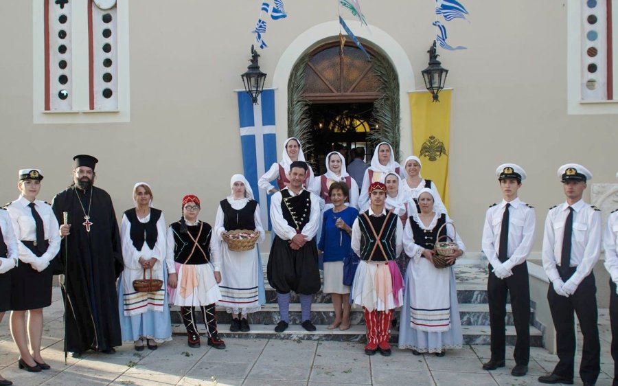 Ευχαριστήρια επιστολή του ιερού ενοριακού ναού Αγ.Σπυρίδωνος (παπα-Μπασιά) Ληξουρίου και ανακοίνωση πανηγύρεως Αναληψεως