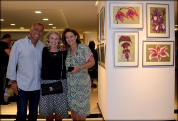 Τα εγκαίνια της Έκθεσης Ζωγραφικής της Λίζας Μέρλιν Βασιλάτου (εικόνες)