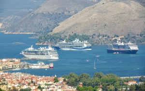 Τρία κρουαζιερόπλοια σήμερα στην Κεφαλονιά (εικόνες)