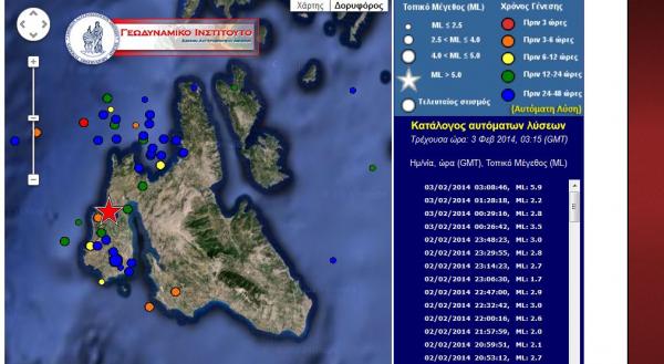 ΩΡΑ 5.08: Nέα πολύ ισχυρή σεισμική δόνηση  5.9 βαθμών (εικόνες - video)