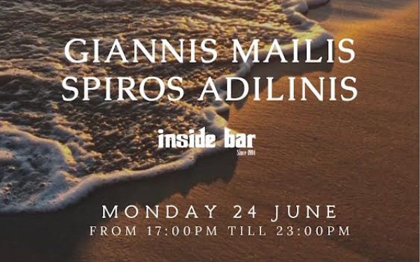 Σήμερα στο ΞΙ: Giannis Mailis & Spiros Adilinis @ ALAYA BEACH BAR
