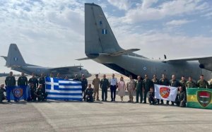 Ανθρωπιστική βοήθεια στη Γάζα από την Ελλάδα: Ρίψεις 8,5 τόνων βασικών ειδών διατροφής