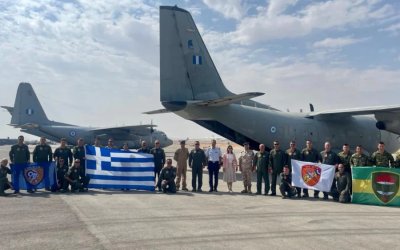 Ανθρωπιστική βοήθεια στη Γάζα από την Ελλάδα: Ρίψεις 8,5 τόνων βασικών ειδών διατροφής