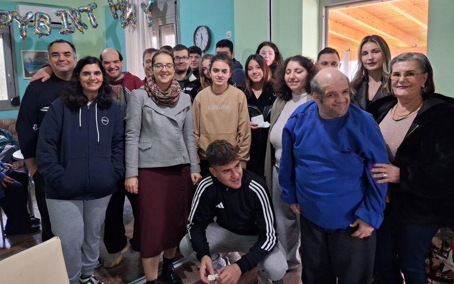 Χριστουγεννιάτικη δράση αγάπης και προσφοράς στο ΚΔΗΦ ΑμεΑ ΥΠΕΡΙΩΝ