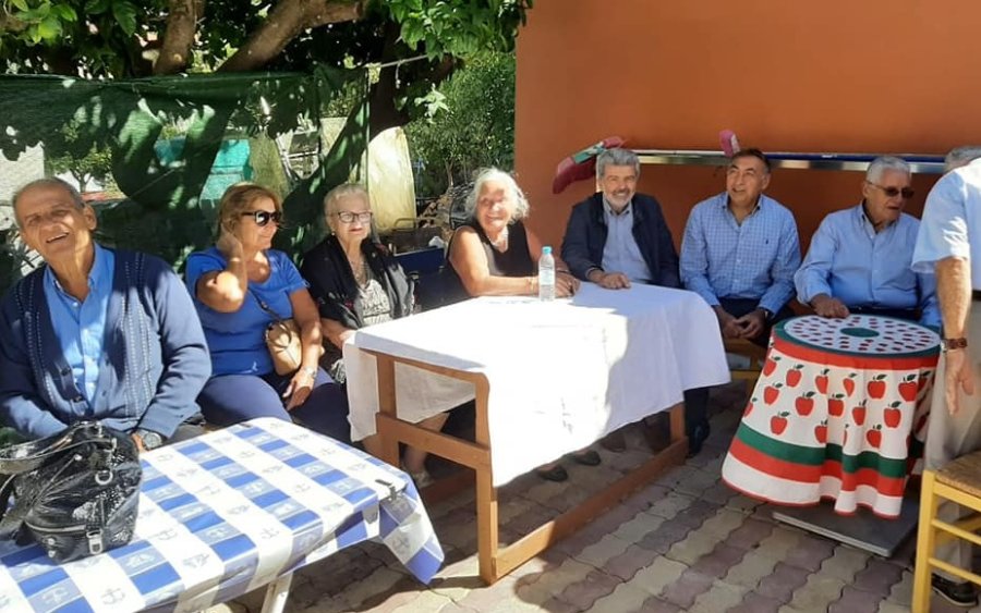 Ο Ναπολέων Μαραβέγιας στην Πεσσάδα στο "Στέκι της Κουβέντας" (εικόνες)