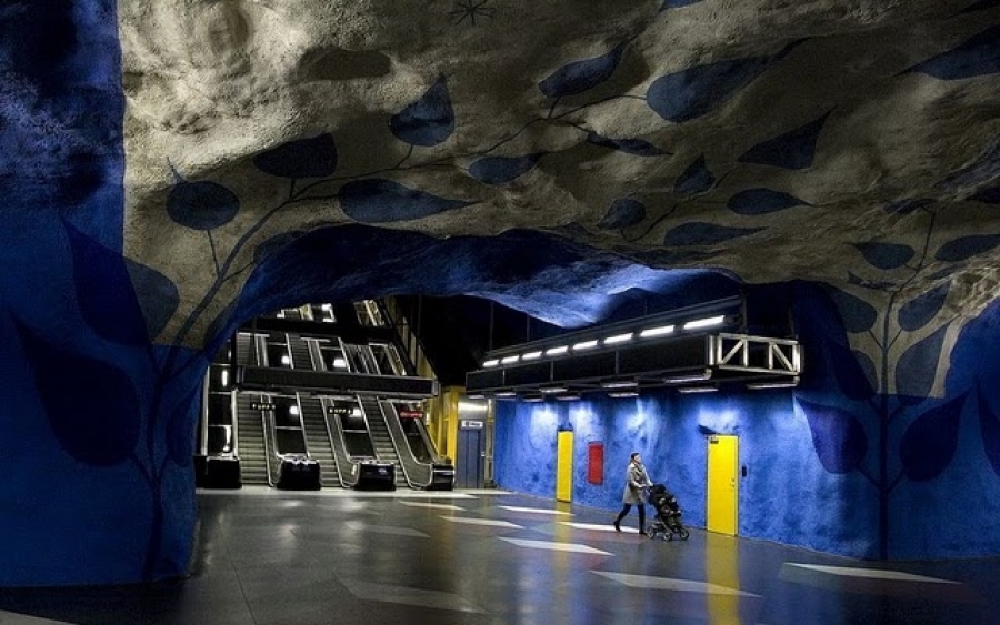 Το μετρό της Στοκχόλμης είναι έργο τέχνης
