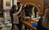 Ο στολισμός του επιταφίου στα Χαυδάτα