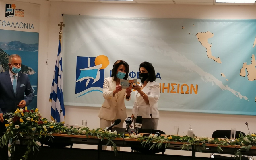 Επίσκεψη της Προέδρου της Εθνικής Επιτροπής “Ελλάδα 2021” στην Περιφέρεια Ιονίων Νήσων στην Κέρκυρα