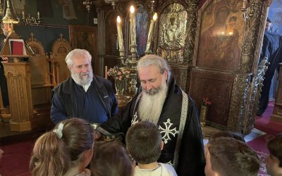 Άγιος Σπυρίδωνας Αργοστολίου: Την Λειτουργία των Προηγιασμένων Δώρων τέλεσε ο σεβ. Μητροπολίτης Κεφαλληνίας Δημήτριος (εικόνες)