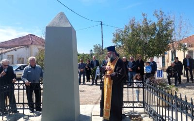 Επιμνημόσυνη Δέηση και Κατάθεση Στεφάνων στην Πεσσάδα για την 25η Μαρτίου