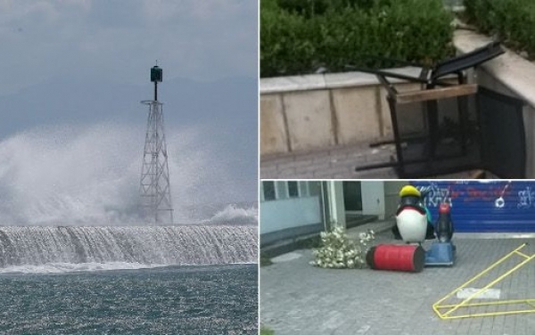 Με άγριες διαθέσεις έρχεται ο «Ξενοφών»: Τα πρώτα προβλήματα σε Θεσσαλονίκη και Χαλκίδα