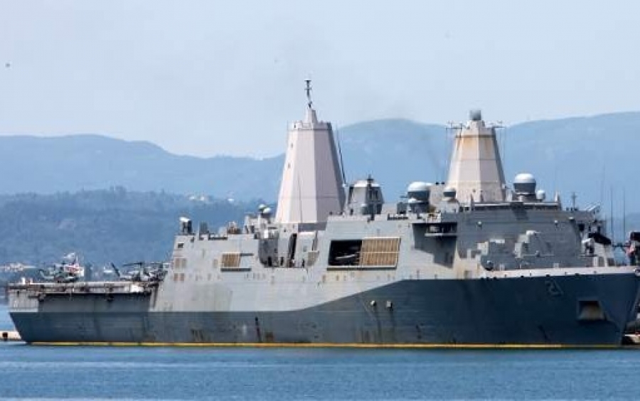 Το USS New York (LPD-21) φωτογραφία: intimenews ΚΑΤΑΠΟΔΗΣ ΣΤΑΜΑΤΗΣ