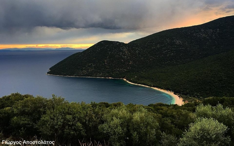 Υπέροχη χειμωνιάτικη Αντίσαμος!