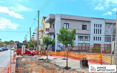 Ανάπλαση Παραλίας Αργοστολίου: Σε εξέλιξη η δεύτερη φάση του έργου