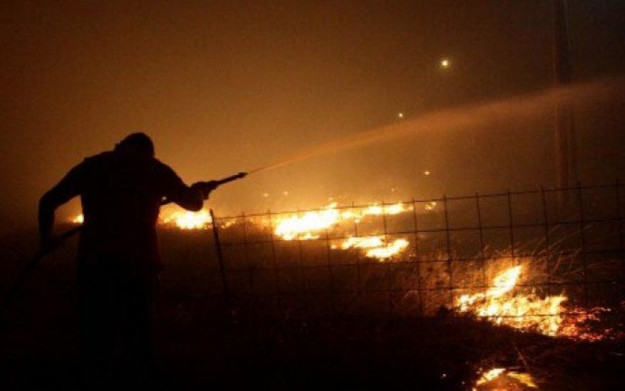 Πυρκαγιά στον Θηράμονα