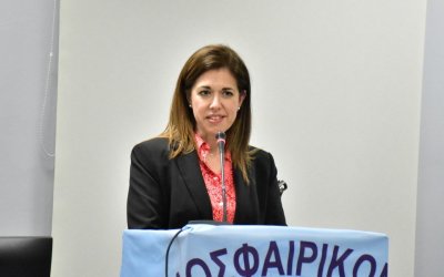 Η Αντιπεριφερειάρχης Επιχειρηματικότητας και Απόδημου Ελληνισμού Ελένη Παπαναστασάτου στον COSMOS 96,5