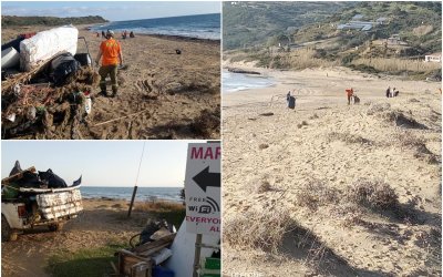 Πολλά Μπράβο! ΑΟ Πρόννοι και ΕΟΔ Ελειού - Πρόννων καθάρισαν τις παραλίες Μούντα και Καμίνια! (εικόνες)