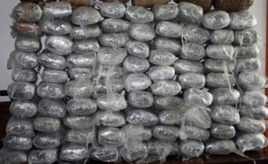 Μετέφεραν 164 κιλά χασίς