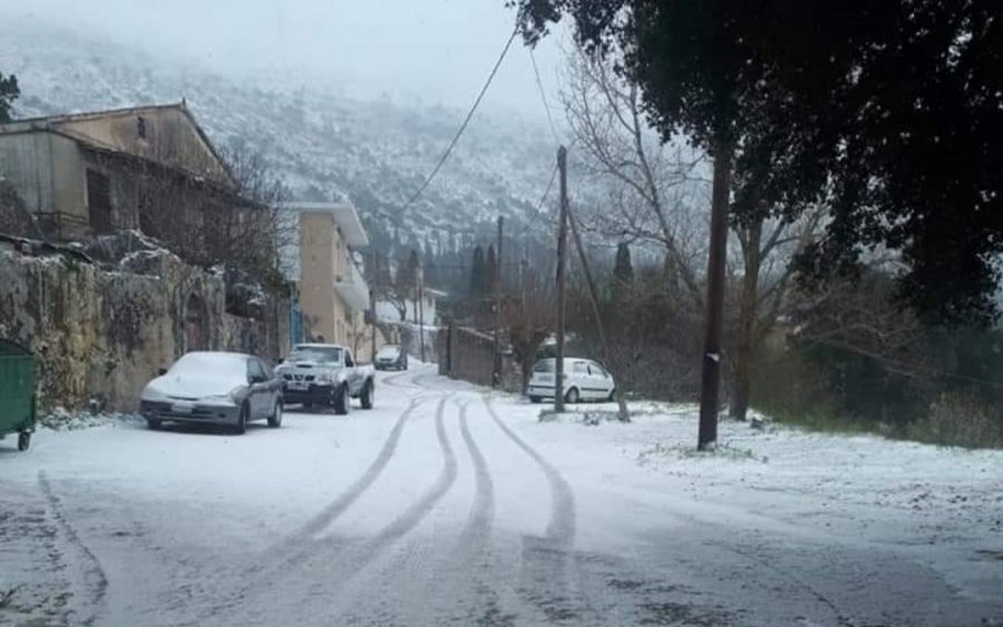 Διλινάτα: Προσοχή στο οδικό δίκτυο λόγω παγετού