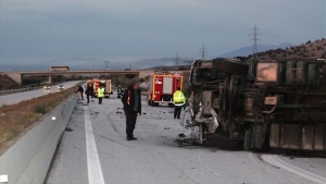 Καβάλα: Τρεις απανθρακωμένοι σε τροχαίο στην Εγνατία