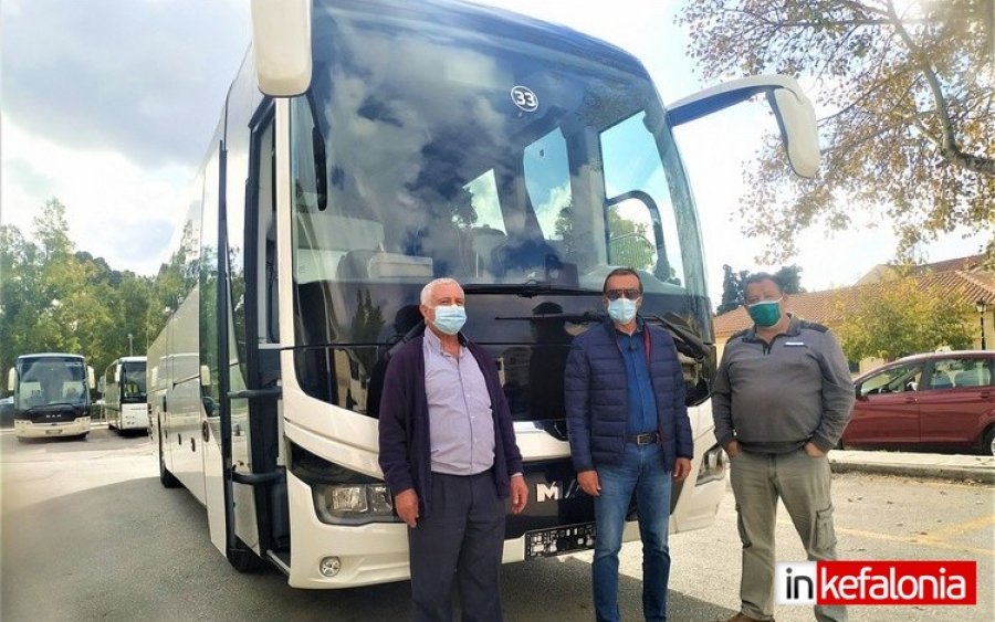 Εκσυγχρονίζεται ο στόλος των Λεωφορείων του ΚΤΕΛ Κεφαλονιάς - Το νέο «κουκλί» που έφτασε στο Αργοστόλι (εικόνες)