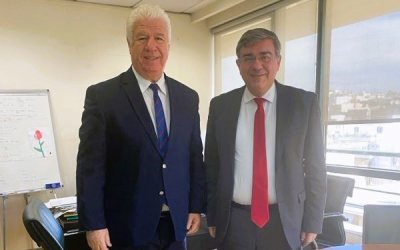Ο Περιφερειάρχης Γιάννης Τρεπεκλής συναντήθηκε με τον Γ. Γ. Συντονισμού Διαχείρισης Αποβλήτων, Μανώλη Γραφάκο