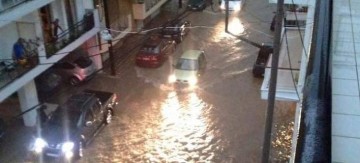 Πνίγηκε η Τρίπολη από το χαλάζι και τη νεροποντή -Κλιμάκιο της κυβέρνησης στην περιοχή