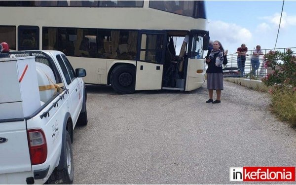 Κόλλησε πούλμαν με Ρουμάνους τουρίστες στον Φαγιά (εικόνες)
