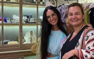 Demy Moore και Ελίνα Δενδρινού, στο κατάστημα “Almyra Selections”