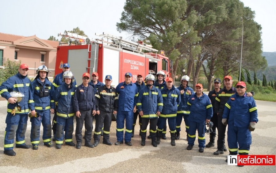 Άσκηση αντιμετώπισης πυρκαγιάς στο ΤΕΙ  (εικόνες/video)