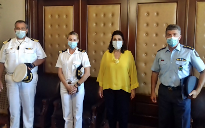 Ρόδη Κράτσα – Τσαγκαροπούλου στην Κεφαλονιά: Συνεχίζεται η μάχη κατά του Κορονοϊού - Συναντήσεις με Λιμενάρχη και Αστυνομικό Διευθυντή