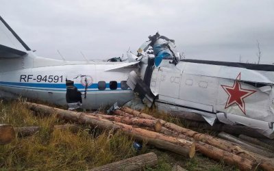 Ρωσία: 19 νεκροί από συντριβή αεροπλάνου