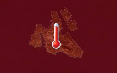 Οι μέγιστες θερμοκρασίες μέχρι αυτή την ώρα σε Κεφαλονιά και Ιθάκη