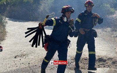 Οι πυρκαγιές σε Κρανιά και Κοκολάτα σε 60 φωτογραφικά κλικ