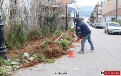 Ξεκίνησε το έργο για την κατασκευή πεζοδρομίου στην Παλιά Πλάκα