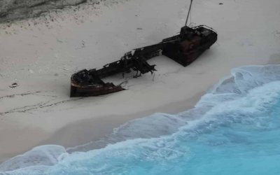 Ζάκυνθος: Η κακοκαιρία έπληξε και το πλοίο στο “Ναυάγιο”