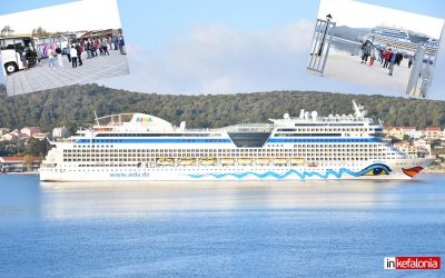 Καλή Αρχή! Κατέπλευσε στο Αργοστόλι το πρώτο Κρουαζιερόπλοιο της σεζόν! (εικόνες/video)