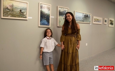 Στα εγκαίνια της ξεχωριστής έκθεσης ζωγραφικής «Θαλασσομαγείες» (εικόνες)