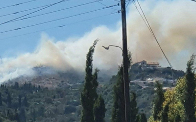 Ζάκυνθος: Μεγάλη φωτιά απειλεί σπίτια στις Βολίμες! (εικόνα)